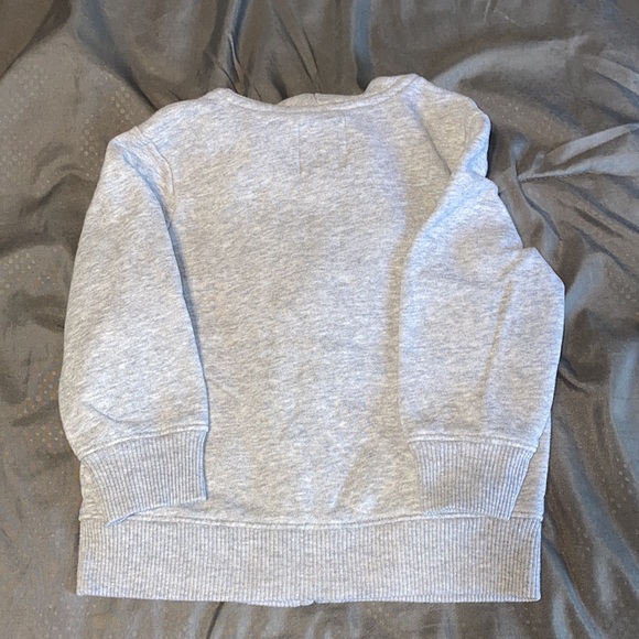 Old Navy Toddler Boy Gray Zip Up Sweater Hoodie - Picture 6 of 7